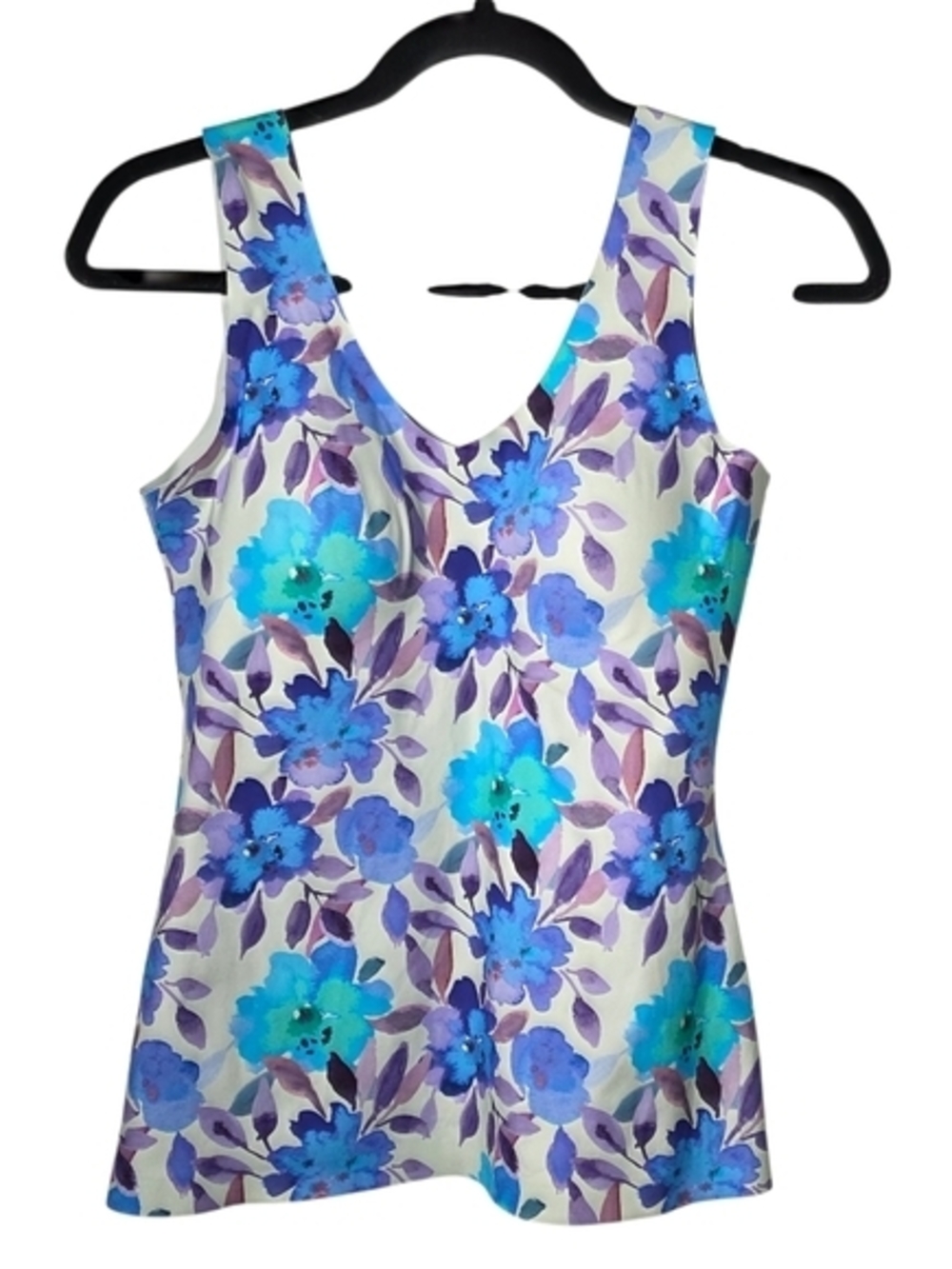 Knix Luxelift Evolution Tank Painted Bloom Built In Bra - Picture 5 of 8
